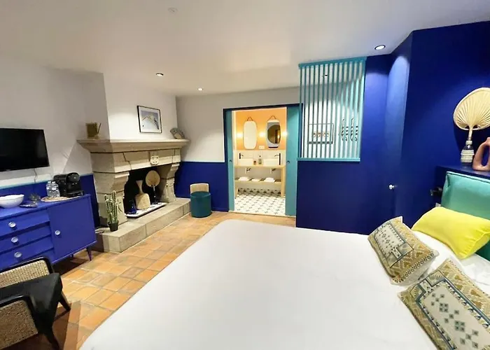 Chambre Majorelle - Rdc - Plage 50M - Rue Gratuite